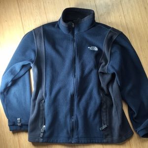 boys north face sweatshirt, size large